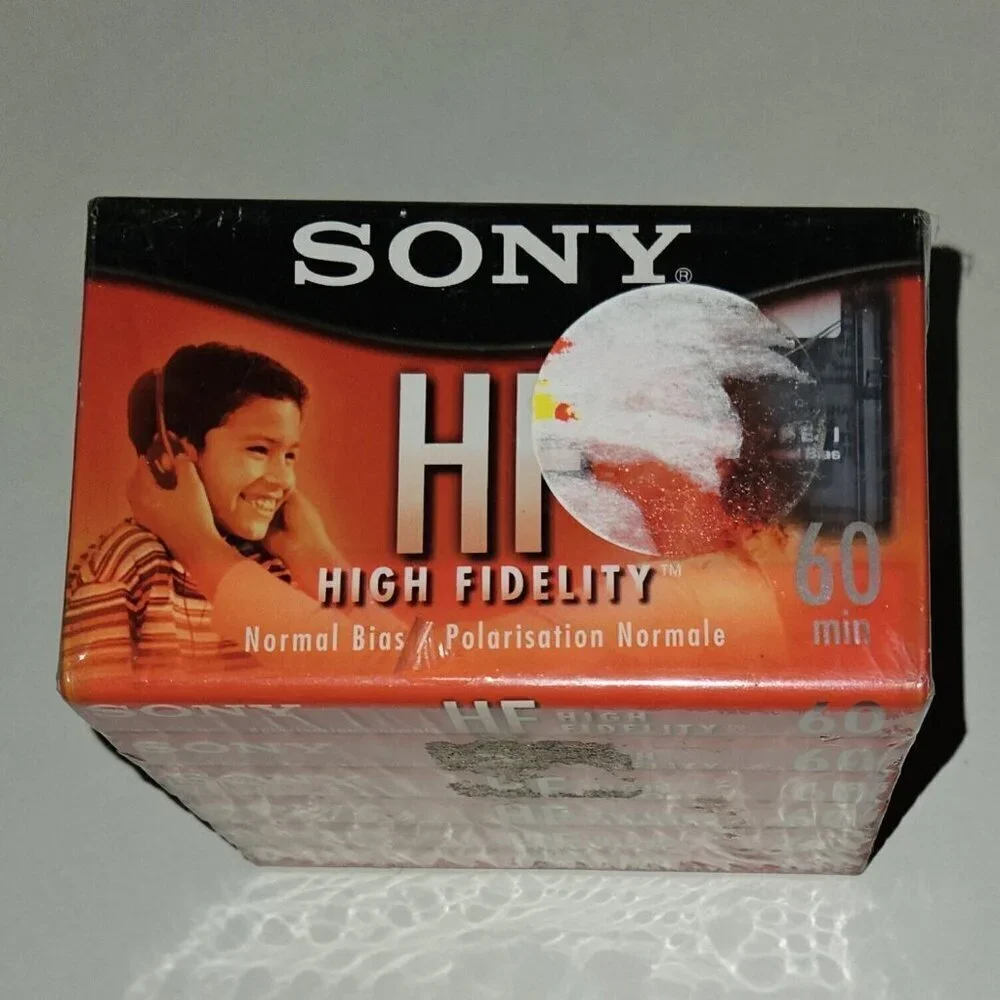 12 Sony Audio Cassette Tapes Blank Lot 60 90 Minutes Normal Bias FACTORY SEALED